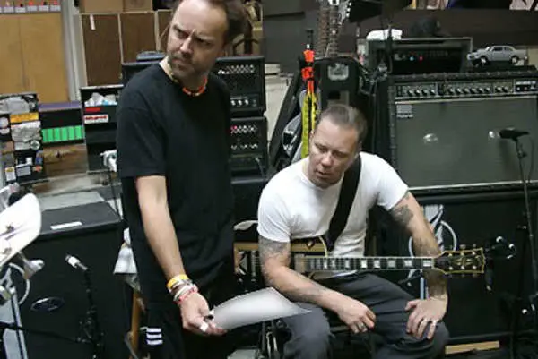 Clean guitar tone with chorus, evoking Metallica-style JC-120 character