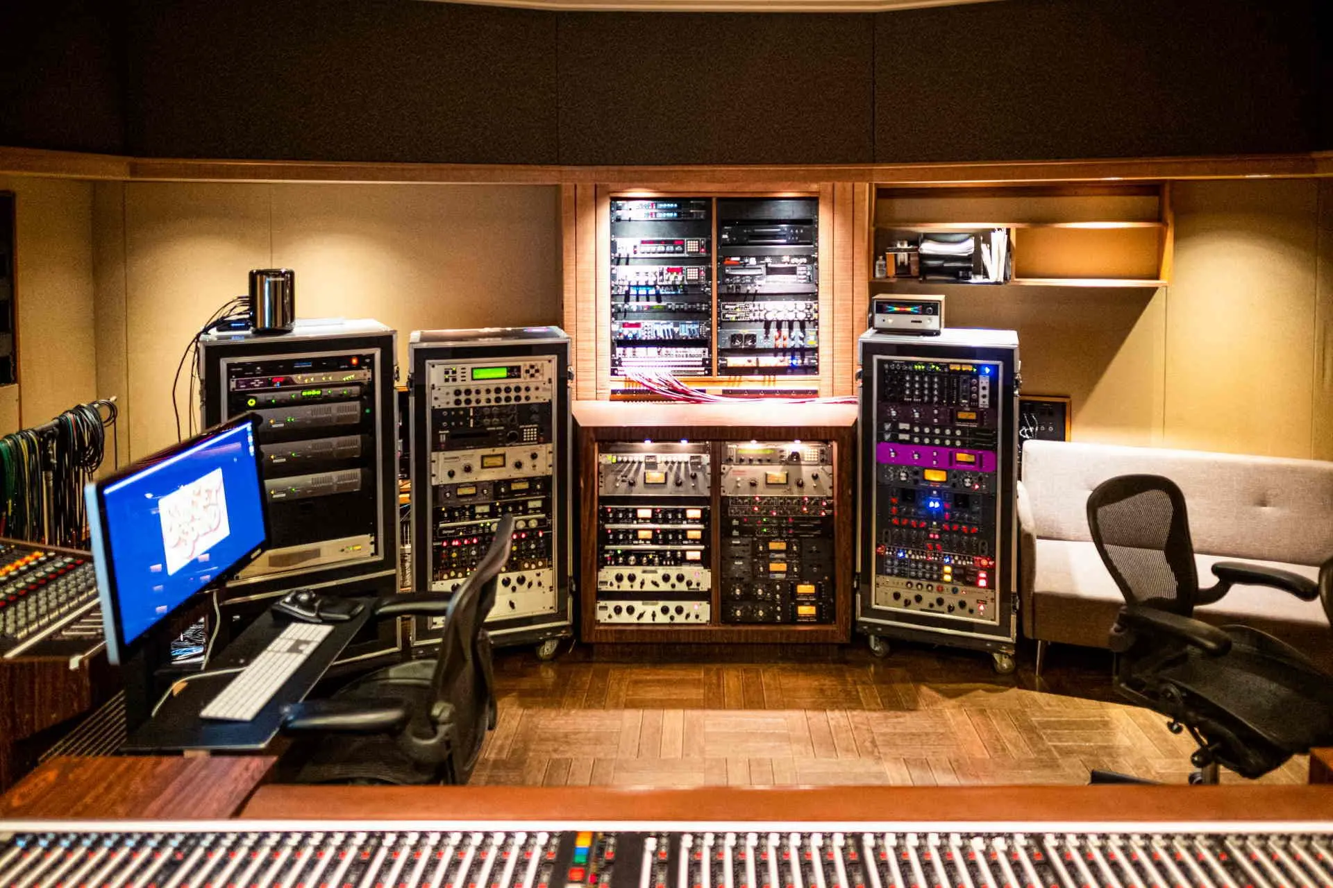 Recording session at Sunset Sound